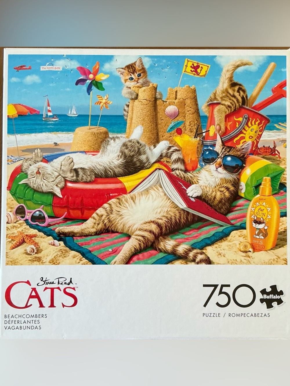 Buffalo Games “Cats: Beachcombers” 750 piece puzzle